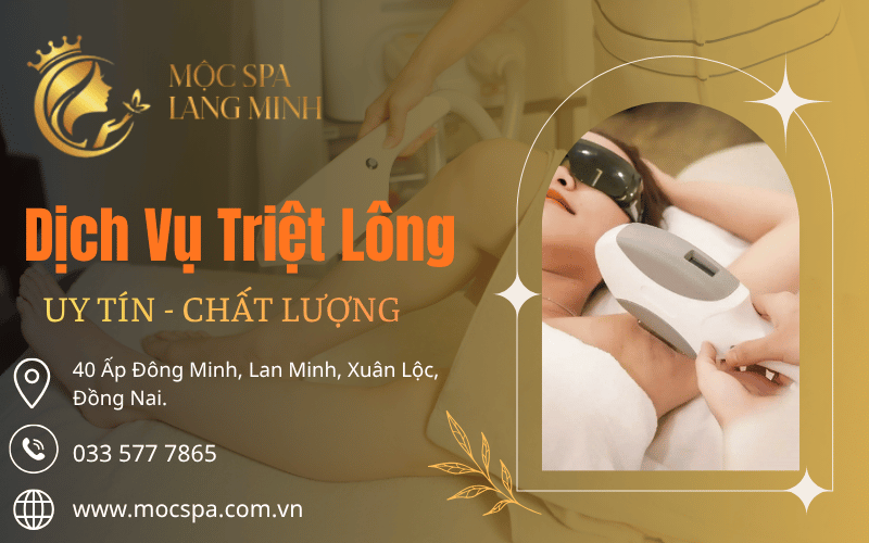Dịch vụ triệt lông ở Xuân Lộc
